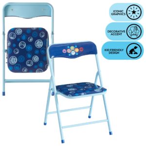 Idea Nuova Marvel Avengers 3 Piece Children's Activity Square Table and 2 Folding Chairs Set, Ages 3+