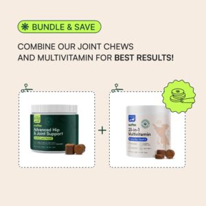 Wuffes Hip and Joint Supplement for and 23-in-1 Multivitamin Bundle for Dogs (Small & Medium Breed)