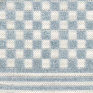 Nourison Casual Blue 5'3" x 7' Area Rug Easy Clean, Non Shedding, Bed Room, Living Room, Dining Room, Kitchen (5' x 7')