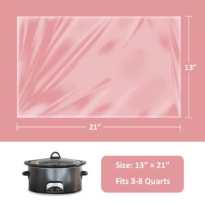 [2 For Free] 12 bags Ebelbo Nylon Pot liners, Slow Cooker Liners 13x21 Inch Large Size Disposable Roaster Cooking, Fit for 3-8QT Oval & Round Pot