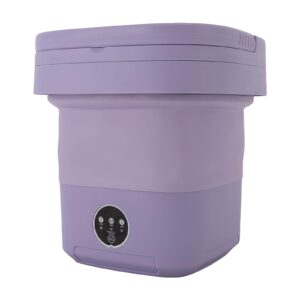 portable washing machine,mini washer, 2.91gal foldable mini washing for dormitories hotel rv travel wash machine (purple)