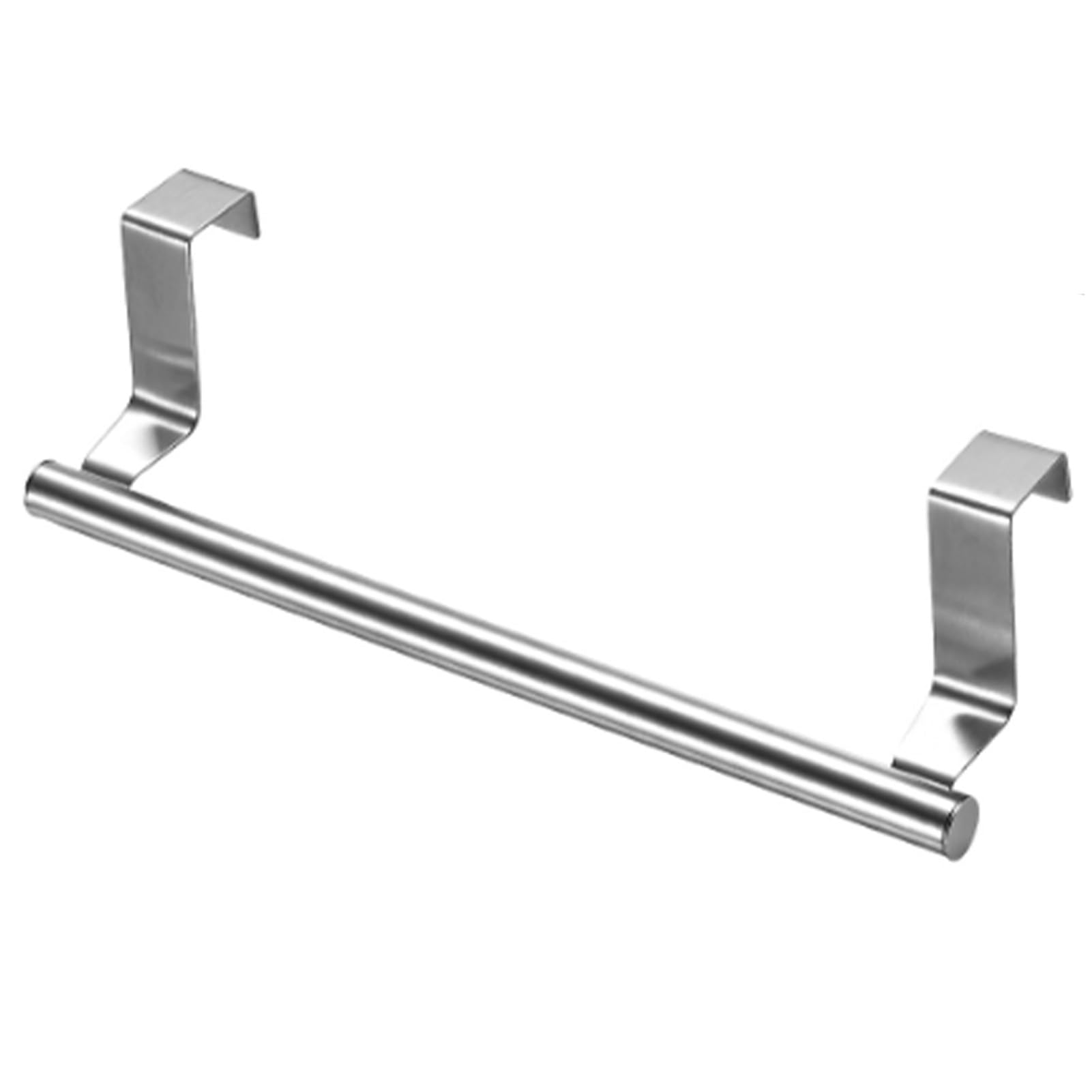 Kitchen Cabinet Towel Rack Cabinet Towel Rack Kitchen Bathroom Wall Mounted Under Over Stainless Steel Single Bar (S)