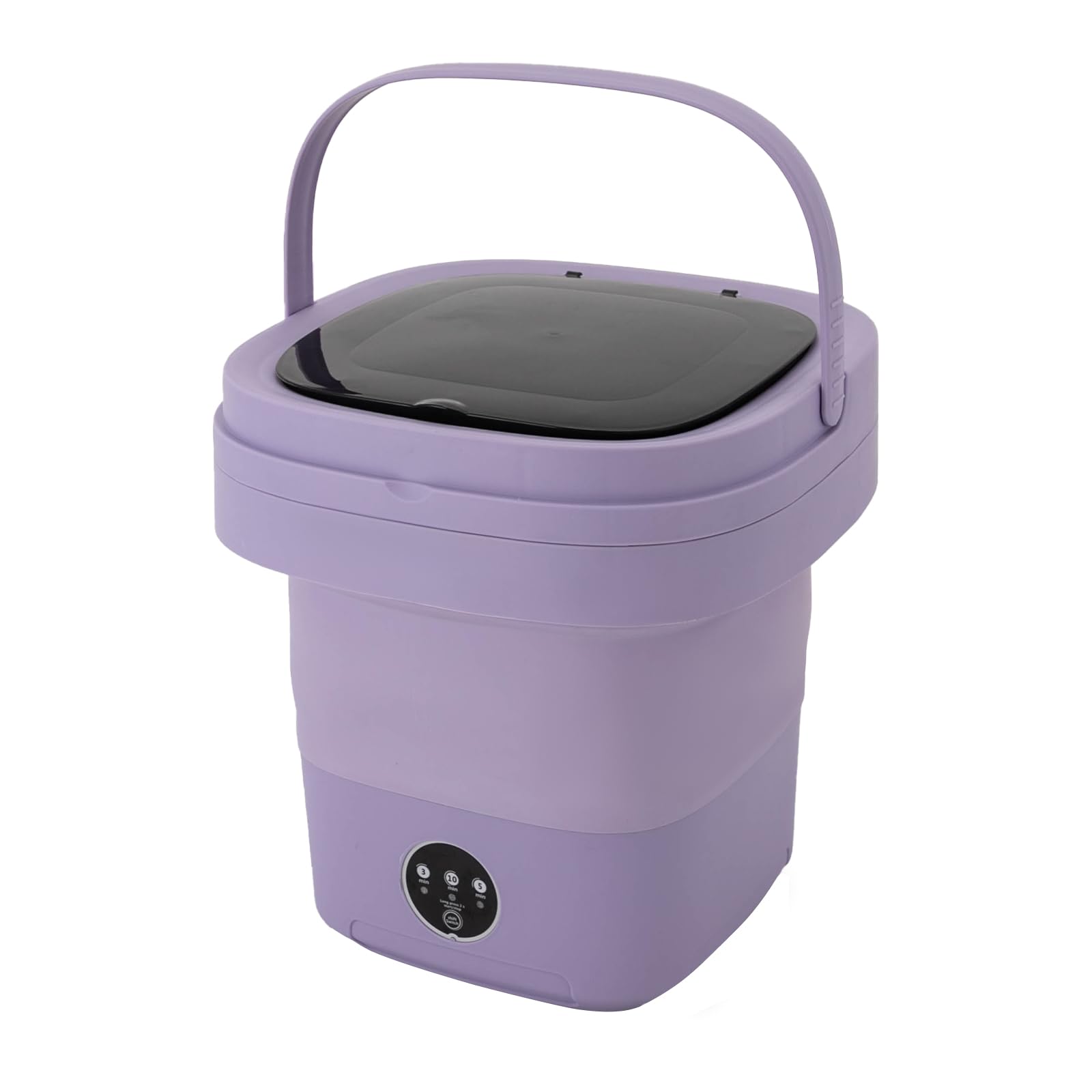 Portable washing machine,Mini Washer, 2.91Gal foldable Mini Washing for Dormitories Hotel RV Travel Wash Machine (Purple)