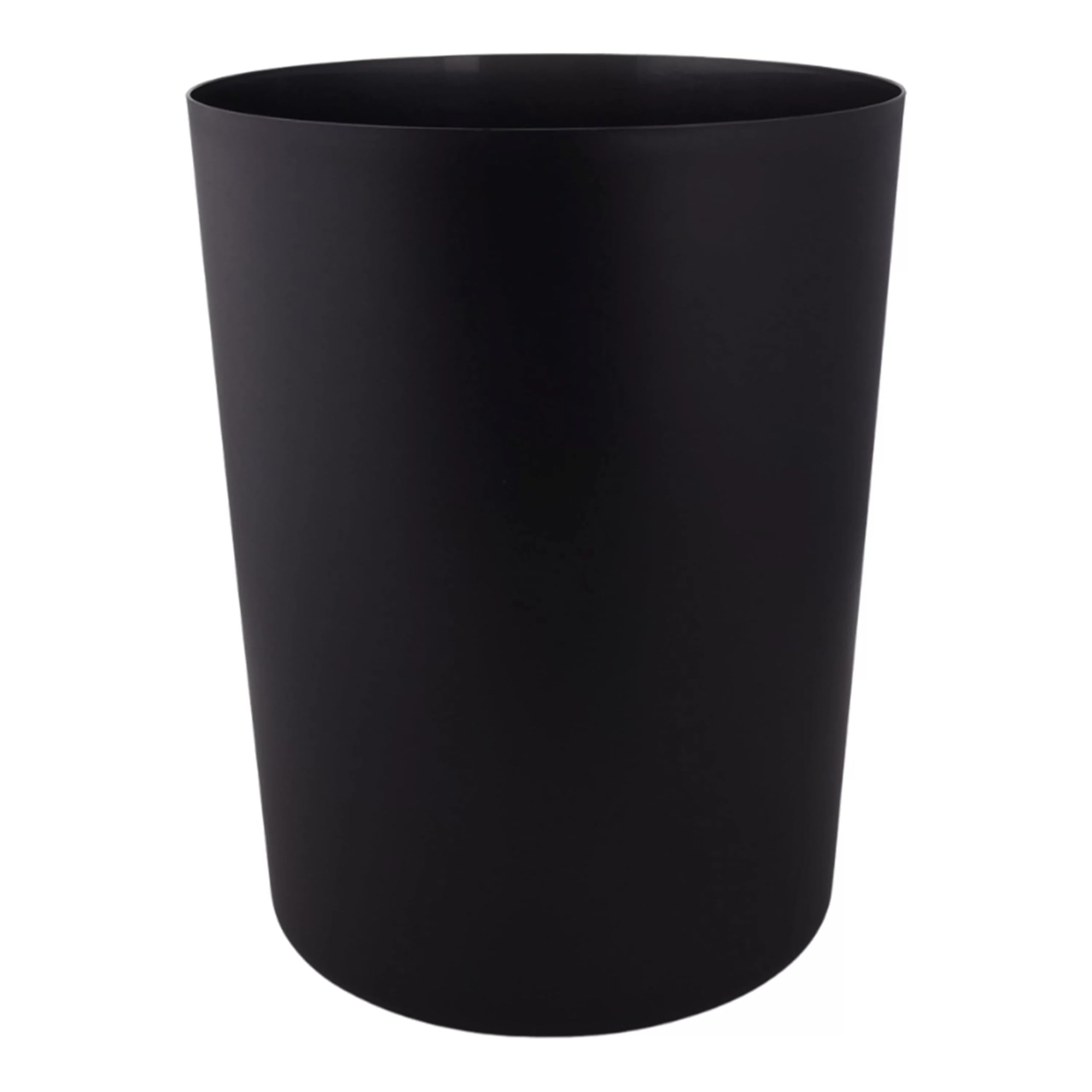 YLMZA 5 Gallon Trash Can, Plastic Office Trash Can, Black Matte