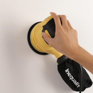 Inequalit 2.4Amp 5 Inch Orbital Sander, 6000-13000OPM Electric Orbital Sander with 6 Variable Speed, 15Pcs Sandpapers and Dust Collector Included, Fit for Sanding and Polishing