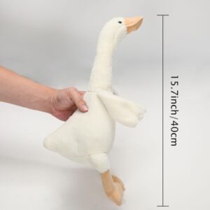 Goose Stuffed Animal 15.7 Inch, Soft Duck Plush Toys, Cute Swan Hugging Pillow for Boys, Girls and Kids Party Favors for Adults and Children to Cuddling, Sleeping and Room Decoration