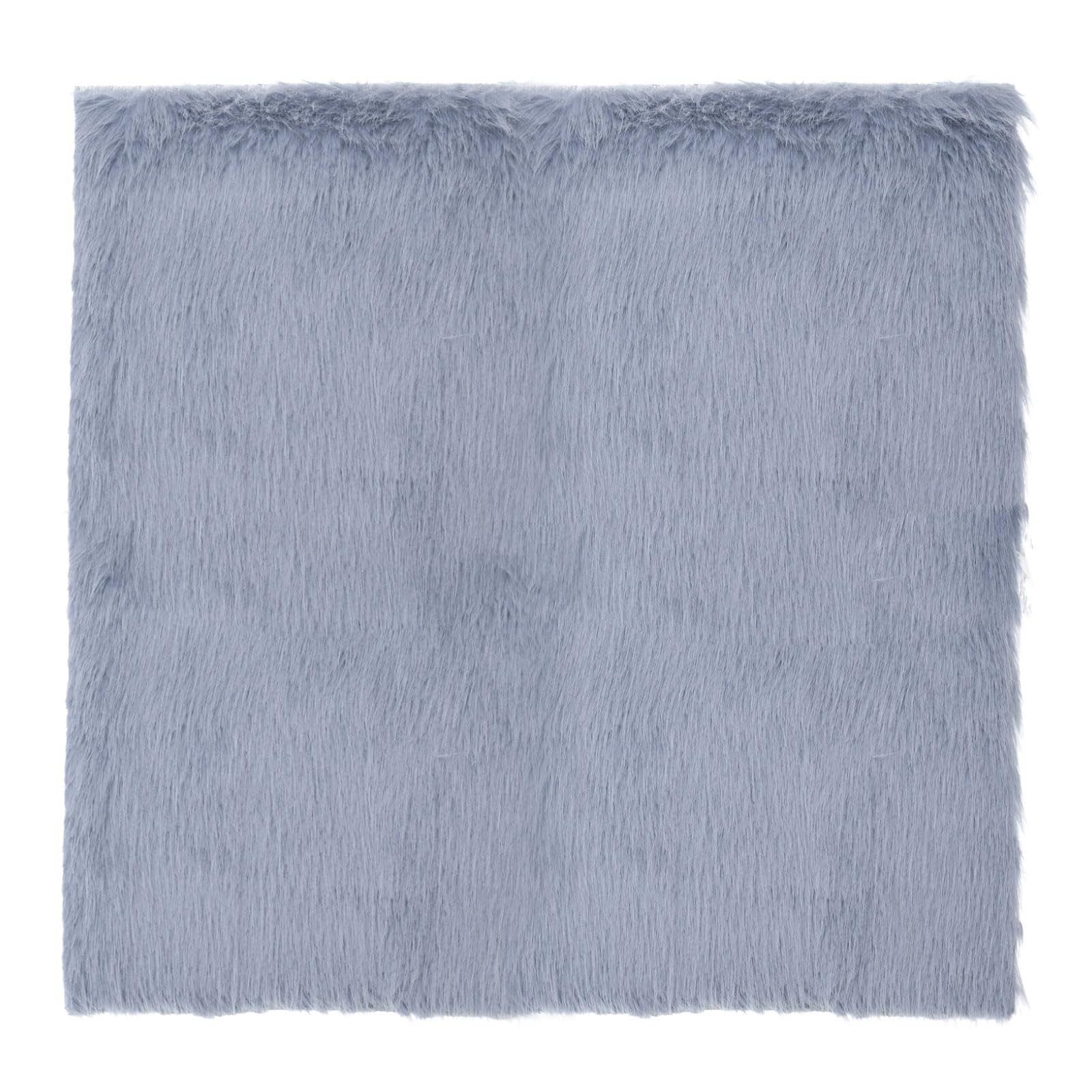 DMiotech 30"x30" Pale Blue Faux Fur Square Fabric, Fluffy Faux Fur for Crafts, Gnomes, Animal Costumes, Cushions