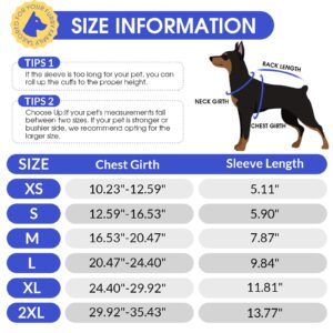 ASENKU Professional Recovery Suit for Dogs, Soft Breathable Front Legs Recovery Sleeve to Stop Licking, Female & Male Dog Leg & Elbow Protector for Wounds, Adjustable Dog Cone E-Collar Alternative