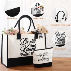 Funnymoom 7 Pcs Christian Gifts for Women Faith Bible Inspirational Religious Gifts Catholic Birthday Gifts for Women (Classic)