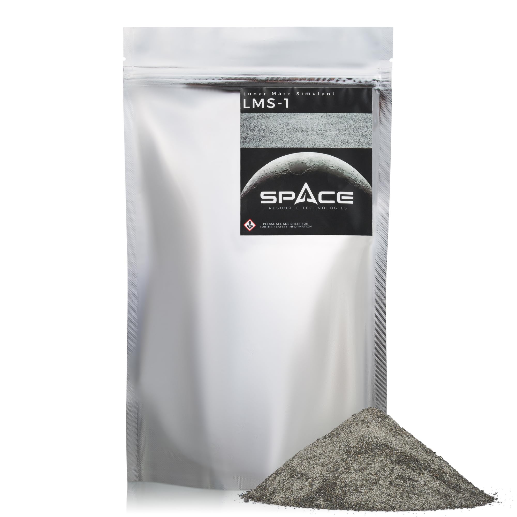 Space Resource Technologies Lunar Mare Simulant (LMS-1) | Authentic Lunar Soil Replicant - Ideal for Research and Education (1, Kilogram)