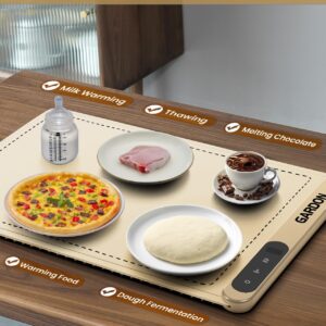 Gardon Food Warming Mat Rollable Electric Warming Tray,Upgrade High-tech Graphene Heating Film Warming Mat for Food,Countertop Heating Pad for Food Buffet, Christmas Gift for Women, Wife or Grandma