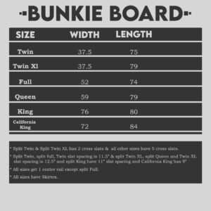 Zutan, 1.5-Inch Split Bunkie Board for Mattress/Bed, Fully Assembled, Improved Comfort and Support, King(Fold), Grey