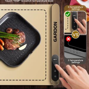 Gardon Food Warming Mat Rollable Electric Warming Tray,Upgrade High-tech Graphene Heating Film Warming Mat for Food,Countertop Heating Pad for Food Buffet, Christmas Gift for Women, Wife or Grandma