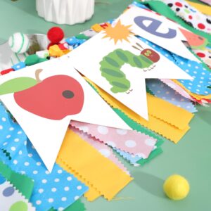 Caterpillar High Chair Banner,Very Hungry Caterpillar 1st Birthday High Chair Banner,Caterpillar Highchair Banner Photo Backdrop,Fruit Boy Girl First Birthday,Baby 1st Birthday Party Decorations