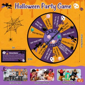 Poen Halloween Party Games Halloween Party Candy Challenge Spinner Halloween Party Decorations Halloween Party Favors Halloween Party Supplies Halloween Party Candy Challenge Game Trick or Treat