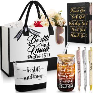 funnymoom 7 pcs christian gifts for women faith bible inspirational religious gifts catholic birthday gifts for women (classic)