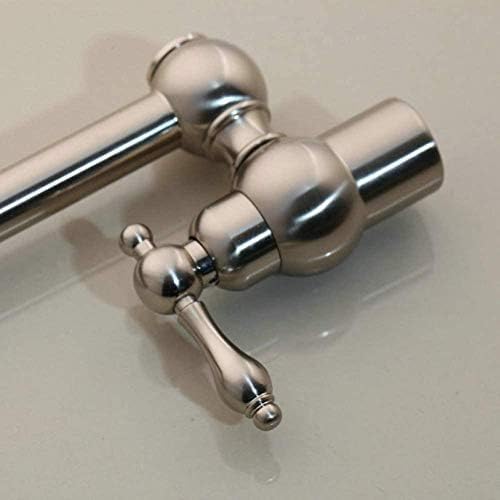 Kitchen Taps Faucet Nickel Brush Rotated Bathtub Sink Mixer Tap Color Kitchen Sink Swivel Wall Mount Pot Filler Faucet