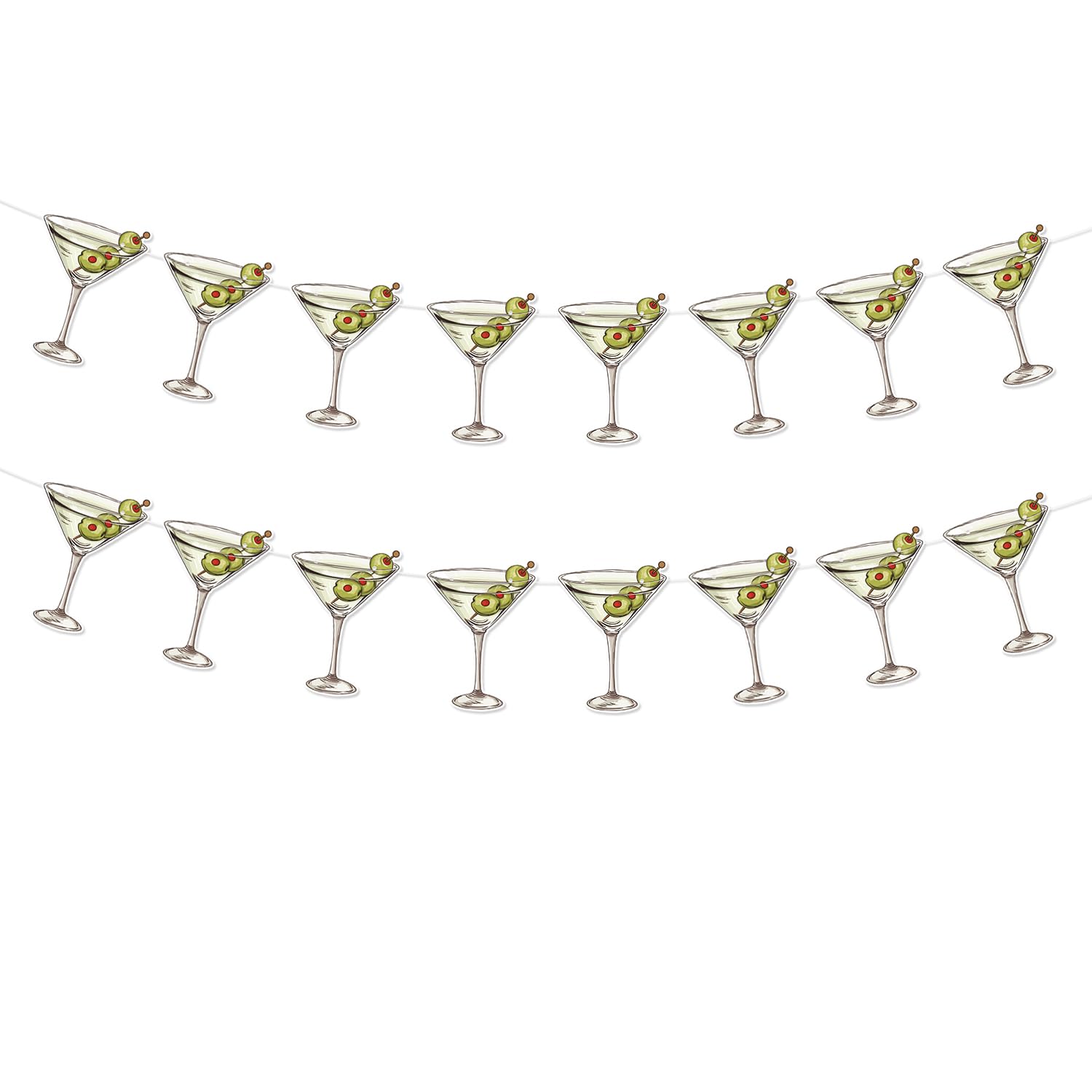 Martini Party Banner, A Tini Bit Older Martini Banner Garland, Dirty Martini Banner, Martini Birthday Party Decorations, Weenies and Tinis Martini Bachelorette Party Banner, JLQ Martini Bar Banner