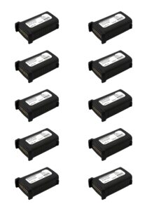 gikysuiz 10-pack 3400mah replacement battery for symbol mc9000 mc9010 mc9050 mc9060 mc909 mc9090 mc9097 mc9190 series mobile computer, fits part number brty-mc90sab00-01 btry-mc90gkab0e-10