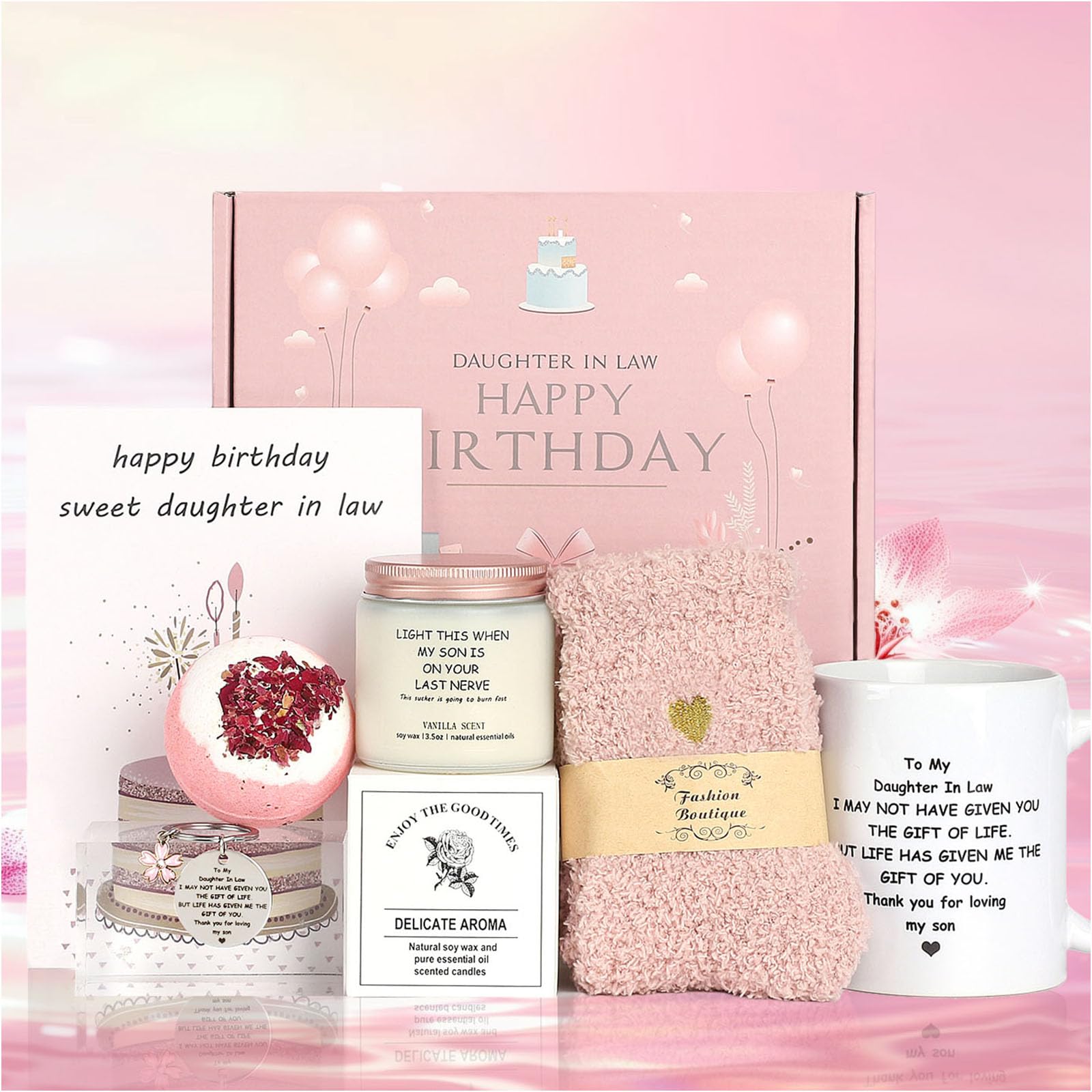 Daughter in Law Birthday Gifts - Funny Daughter in Law Gifts - Daughter in Law Gifts from Mother in Law - Birthday Wedding Mothers Day Christmas Gifts for Daughter in Law from Mom Dad