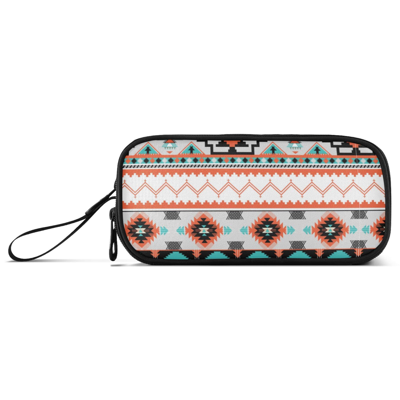 J JOYSAY Aztec Pattern Pencil Case Pouch Big Capacity Pencil Bags with Zipper Portable Pencil Box Large Pen Bag for Adults Teens Kids