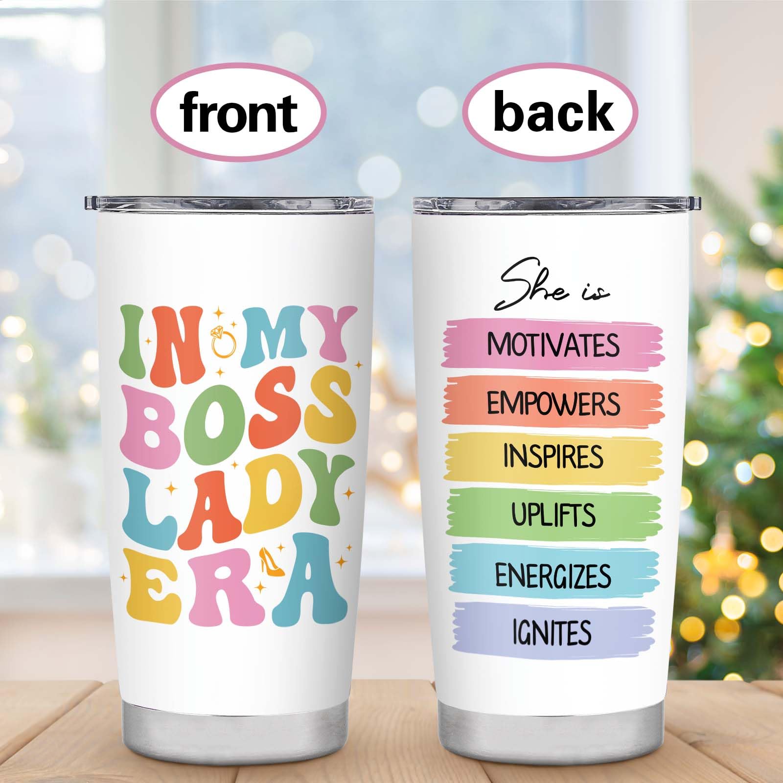 Boss Lady Gifts for Women, Boss Day Gifts for Women, Best Boss Gifts, Cool Gifts for Bosses, Boss Gifts for Boss Lady Manager Coworker Employer, Funny In My Boss Lady Era Leader Tumbler 20oz