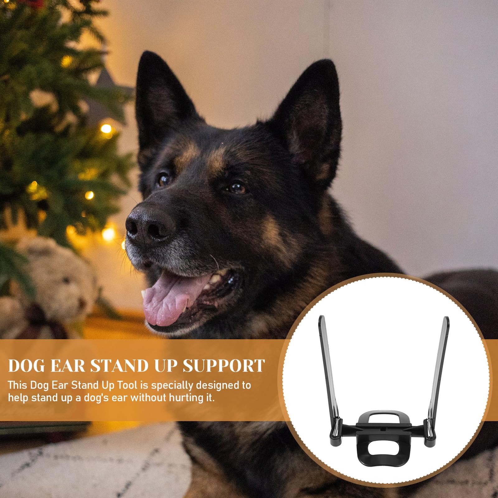 HANABASS Dog Ear Stand Up Support Tool, Doberman Dog Ear Posting Kit, Dog Ear Fixed Correction Vertical Holder for Doberman Pinscher Dog Samoyed German Shepherd