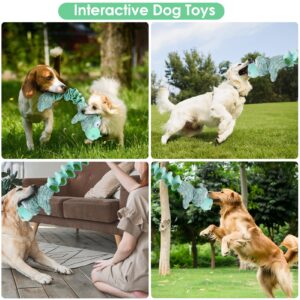 Large Squeaky Dog Toys and Interactive Dog Tug-of-War Toy, Tough Plush Dog Toy, Cute Puppy Toys, Pet Chewable Toys Plaything for Small Medium and Large Dogs