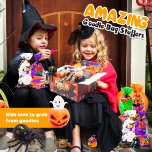 YMGN 251Pcs Halloween Party Favors for Kids, Bulk Fidget Toys for Party Supplies, Assortment Party Toys, Goody Bag Fillers Classroom Prizes,Treasure Box Stuffers Halloween Treats Non Candy