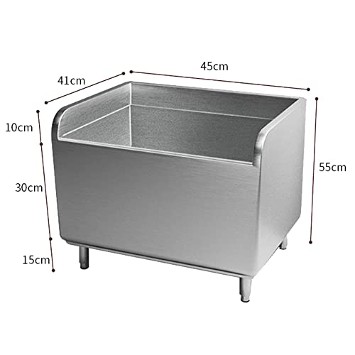 Stainless Steel Floor Mount Mop Sink/Basin With Sink Drainage/Strainer for Commercial Kitchen, Restaurant, Business, Garages, Basements