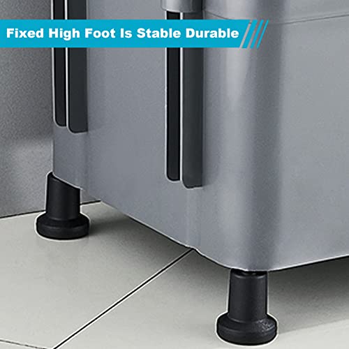 Commercial Floor-Standing Deepening Mop Sink, Home Bathroom Balcony Mop Service Basin with Faucet Large Capacity Mop Pool Sink