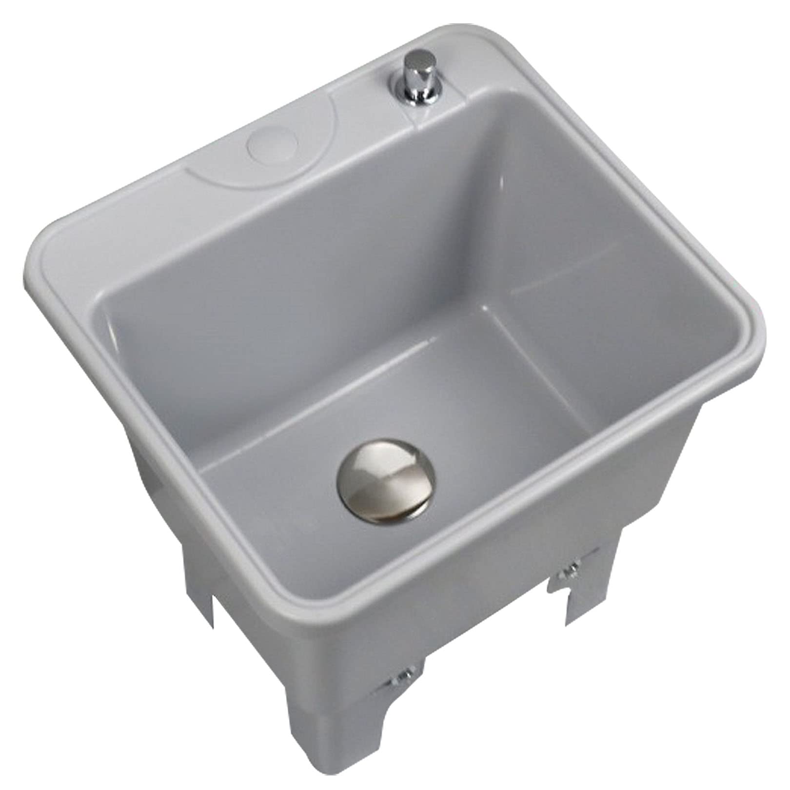 Commercial Floor-Standing Mop Sink, Home Bathroom Balcony Mop Service Basin, Multipurpose Utility Sink Laundry Tub for Courtyards, Outdoor