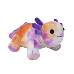 11.02 inch plush axolotl stuffed animal, axolotl plush toys, cute stuffed cotton plush pillow kawaii salamander gifts for girls & boys, plushies has (axolotl plush)