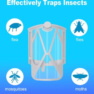 8 Pack Flying Insect Trap Refill Cartridges Compatible with Zevo M364 and Max Vevo Bug Killer Plug-in Light Starter Kit Device