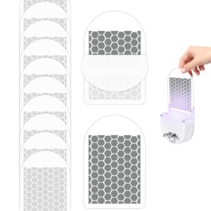 12 Pcs Flying Insect Trap Refill Compatible with LiBa FT06 Fly Trap Indoor for Home, Replacement Sticky Glue Cards for Plug-in Bug Light Trap