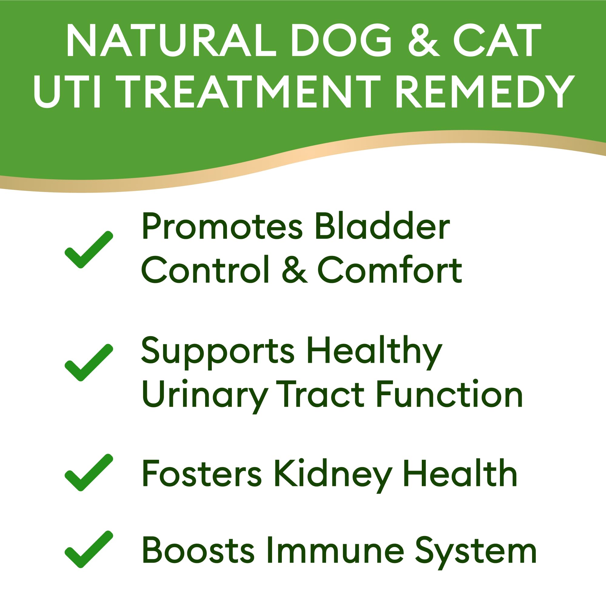 Dog UTI Treatment & Cat Urinary Tract Infection Treatment, Natural Herbal Liquid UTI Medicine, Organically Grown Cranberry Extract, Supports Urinary and Digestive Health, 2 fl oz, Made in USA