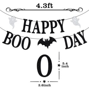 Happy Boo Day Banner, My 1st Boo Day, Ghoul Birthday Sign, Halloween Birthday Party Decorations