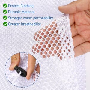 2 Pcs Laundry Bag Mesh Wash Bags Mesh Laundry Bag for Socks Machine Washable Drawstring Design Travel Laundry Garment Bag Mesh Washable for Blouse, Hosiery, Stocking, Underwear 12×16 inch, 16×20 inch