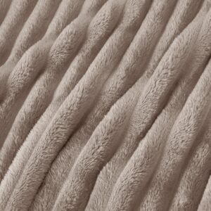 Bedsure Mocha Meringue Twin Blanket for Bed - Super Soft Cozy Blankets for Women, Cute Large Blanket for Girls, 66x90 Inches