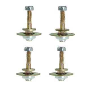 sagasave 2 sizes optional 4pcs rocking chair bearing connecting piece m8*45 m8*55 rocking chair bearing screws kits furniture connecting fittings, for wooden metal rocking chair outdoor(m8*45)