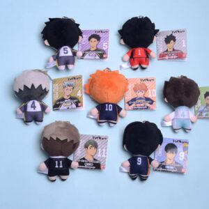 QAHEART Shoyo Soft Figure Keychain Schoolbag Wallet Pendant Charm, Anime Figure Mini Hug Pillow Decoration Collectible Gifts for Fans