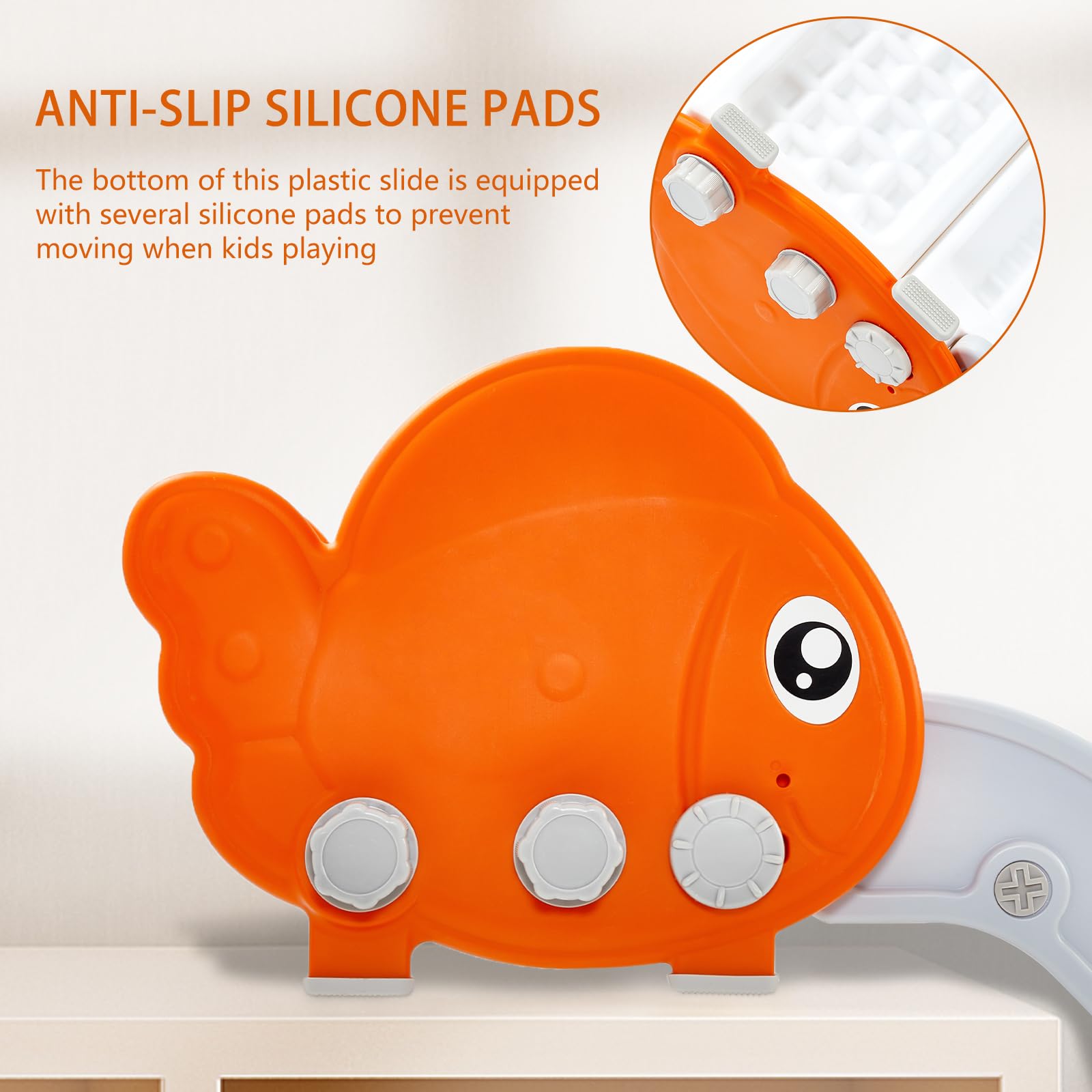 Couch Slide, Sofa Slider for Kids, Easy Moving & Install Bedside, Table, Stairs, Sofa Toy for Finding Clown Fish Nemo Slide