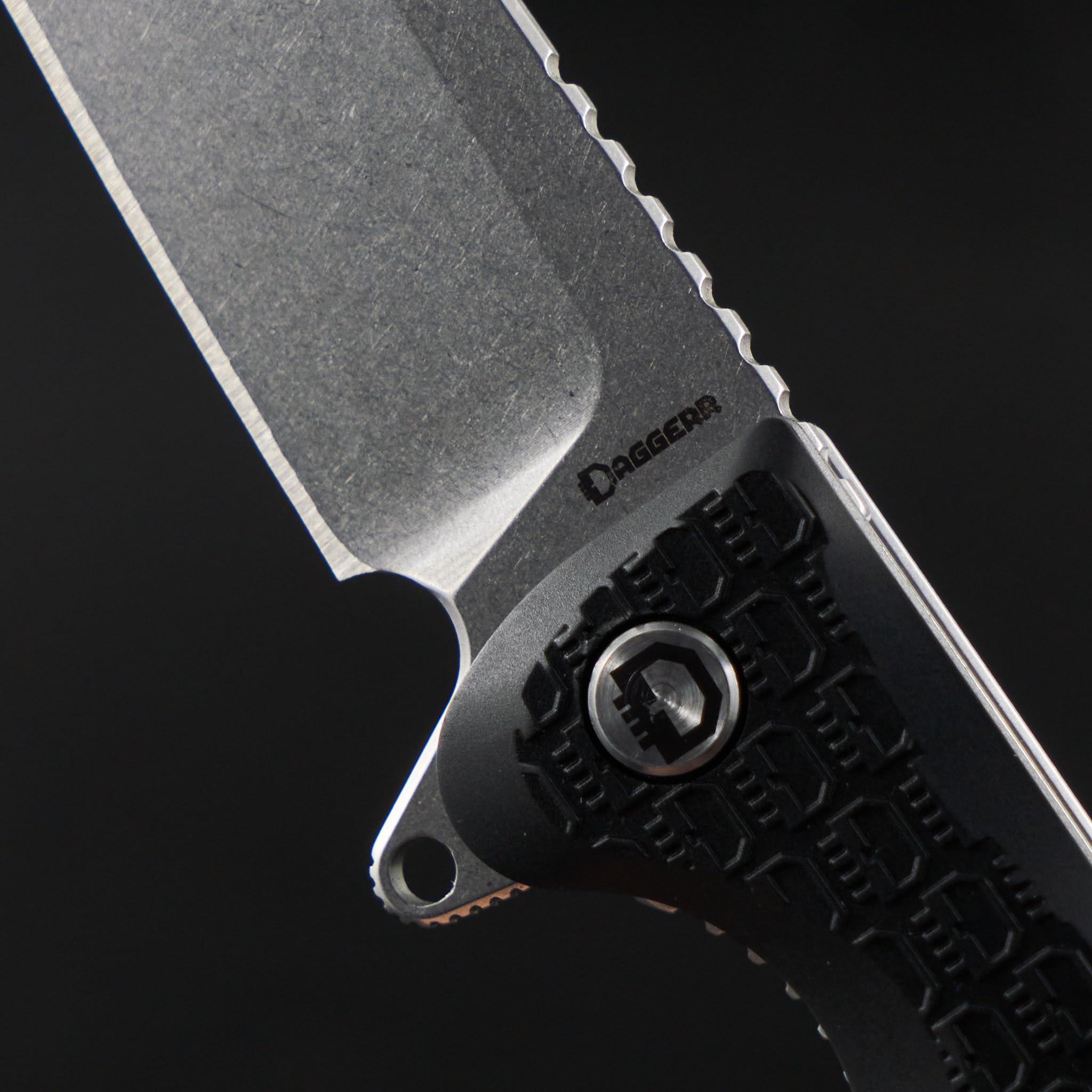 Generic Yakuza Discover Line by Daggerr (Black handle and stonewashed blade)