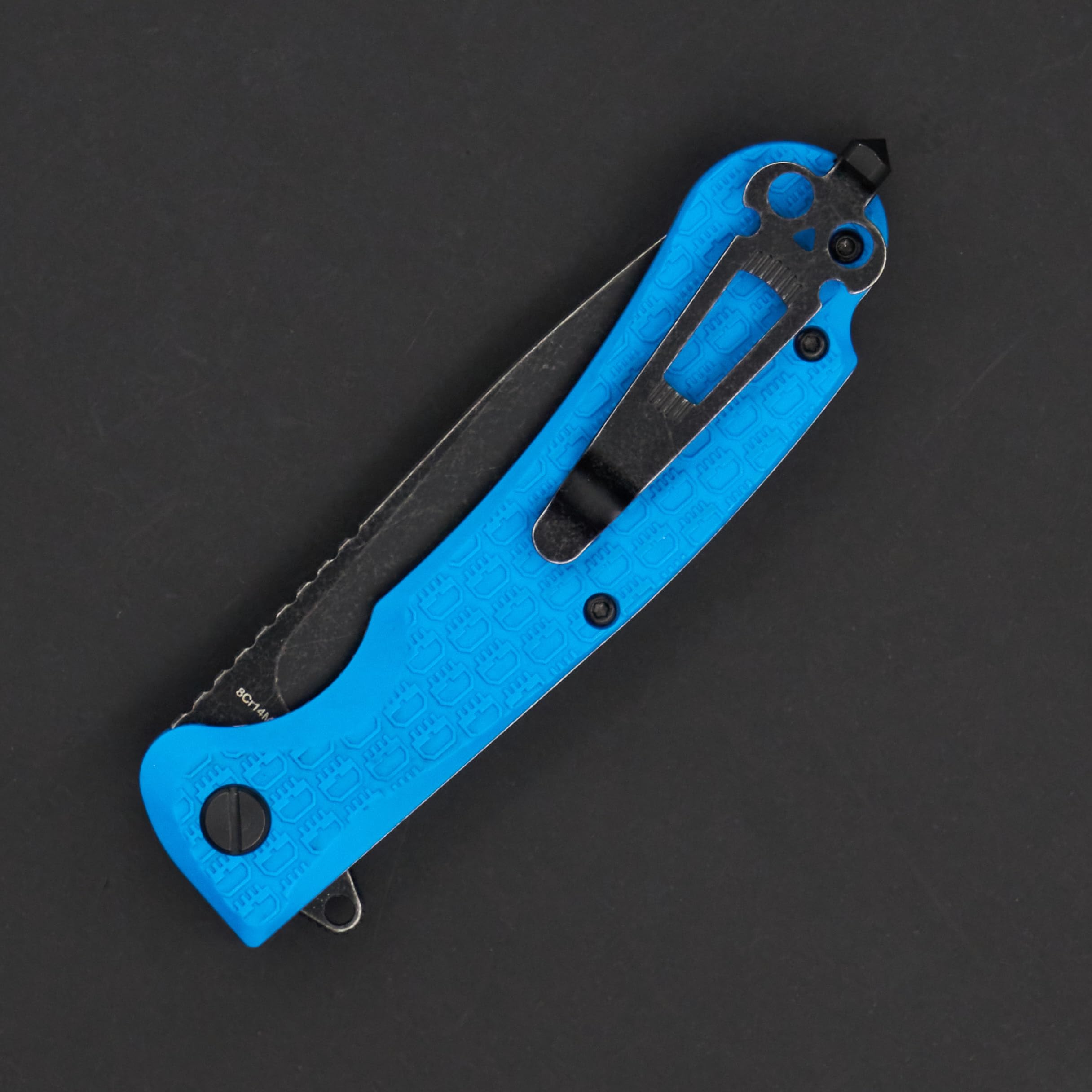 Generic Wocket Discover Line by Daggerr (Blue handle and black stonewashed blade)