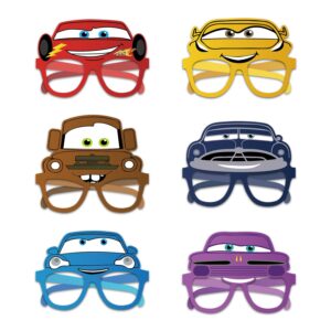 we1fit race car paper eyeglasses race car party favors supplies birthday party decorations gifts photo booth props for kids boys