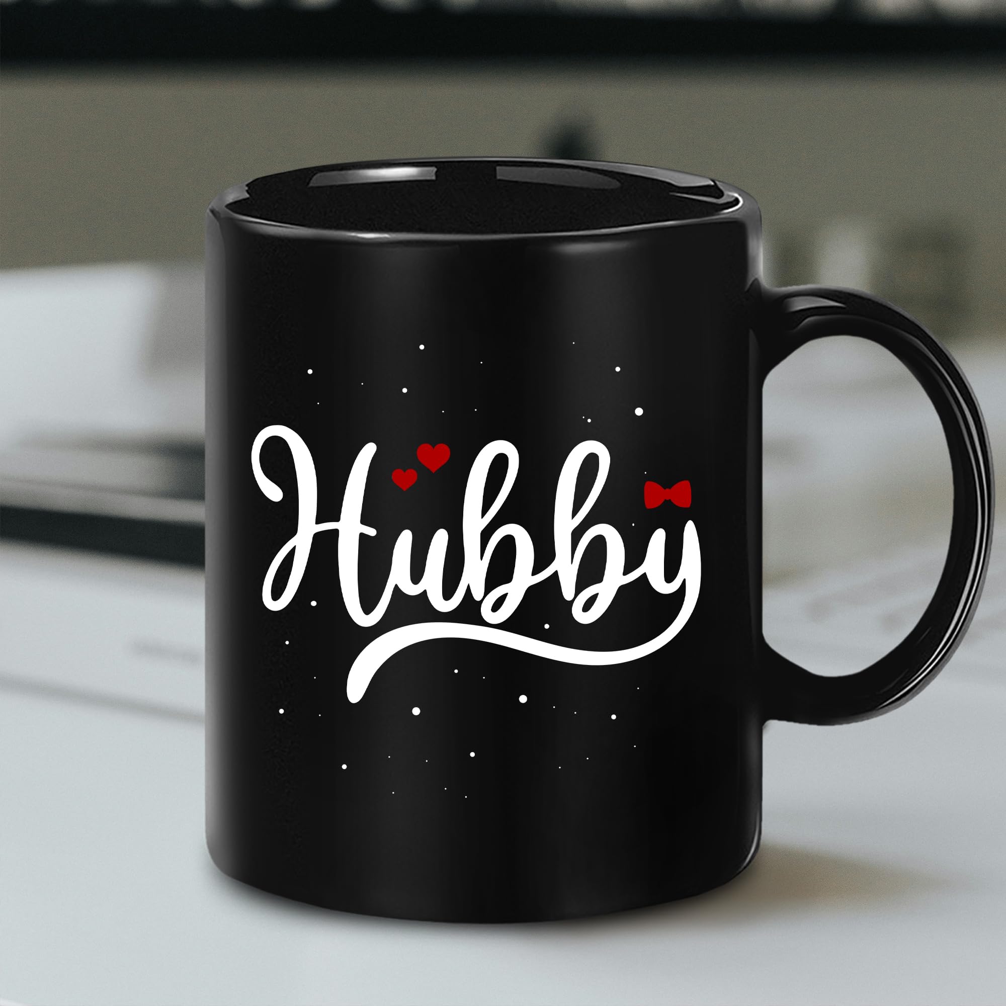 GLAKEUN Husband Wife Gifts Set - Hubby Wifey Coffee Mug For Bride Groom Couple - His and Hers Anniversary Present Husband and Wife - Engagement Gifts For Mom, Dad for Valentine's day - Coffee Mug Set