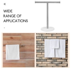 Ciieeo T-Shape Hand Towel Holder, Standing Towel Rack T-Shaped Towel Storage Stand Kitchen Countertop Towel Holder