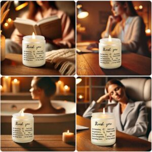 AREOK Best Christmas Gifts for Boss Lady Female, Teacher Thank You Gifts for Women, Appreciation Gifts for Coworkers Supervisor Manager, Thanksgiving Retirement Gift for Friends Coach, Lavender Candle