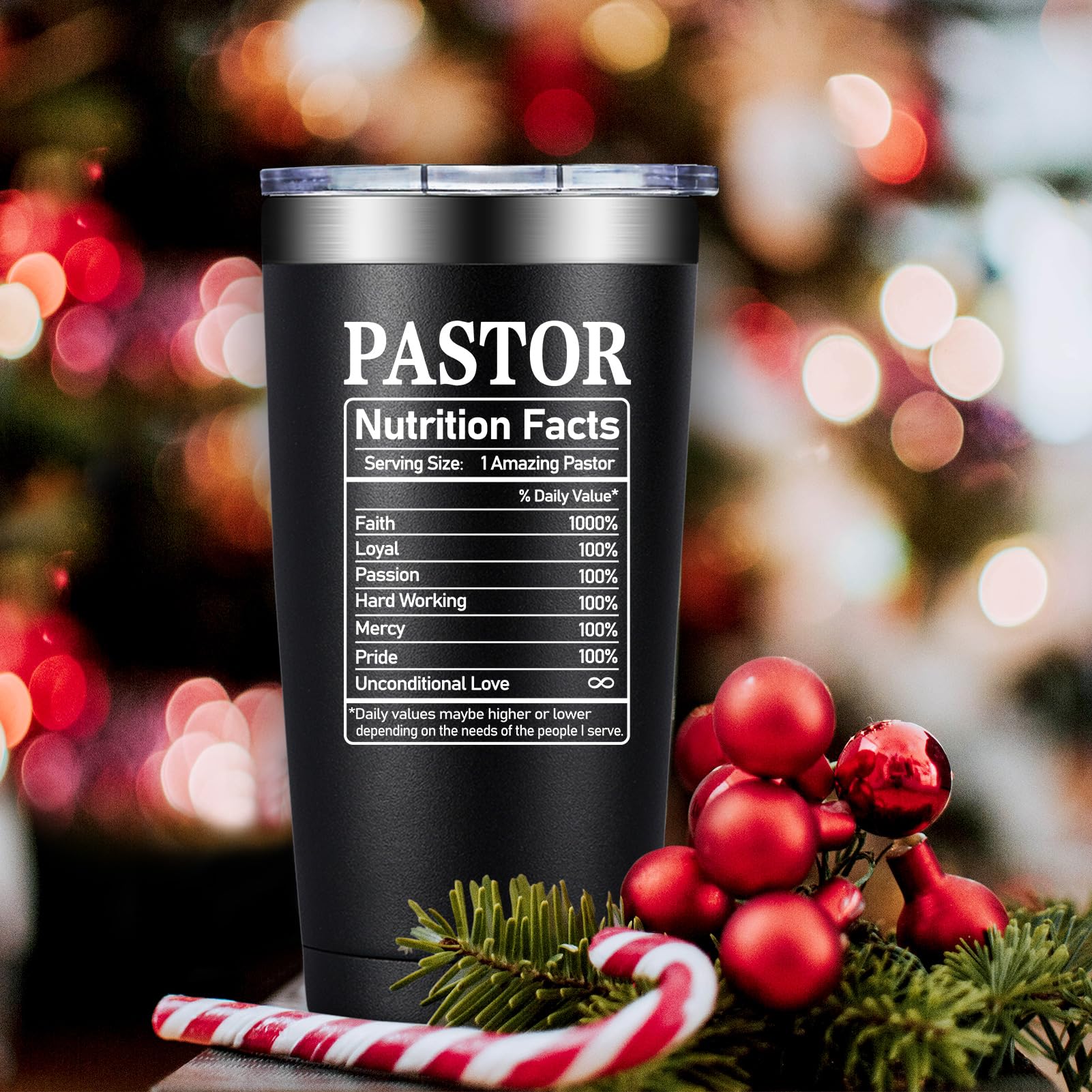 DOEARTE Pastor Appreciation Gifts - Pastor Gifts for Men - A Truly Great Pastor is Hard to Find - Thank You, Christmas, Religious, Christian Gifts for Pastor - 20oz Tumbler