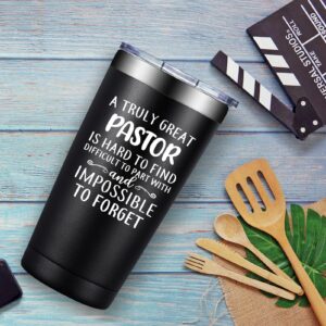 DOEARTE Pastor Appreciation Gifts - Pastor Gifts for Men - A Truly Great Pastor is Hard to Find - Thank You, Christmas, Religious, Christian Gifts for Pastor - 20oz Tumbler